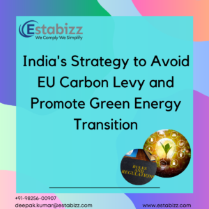 India’s Strategy to Avoid EU Carbon Levy and Promote Green Energy Transition