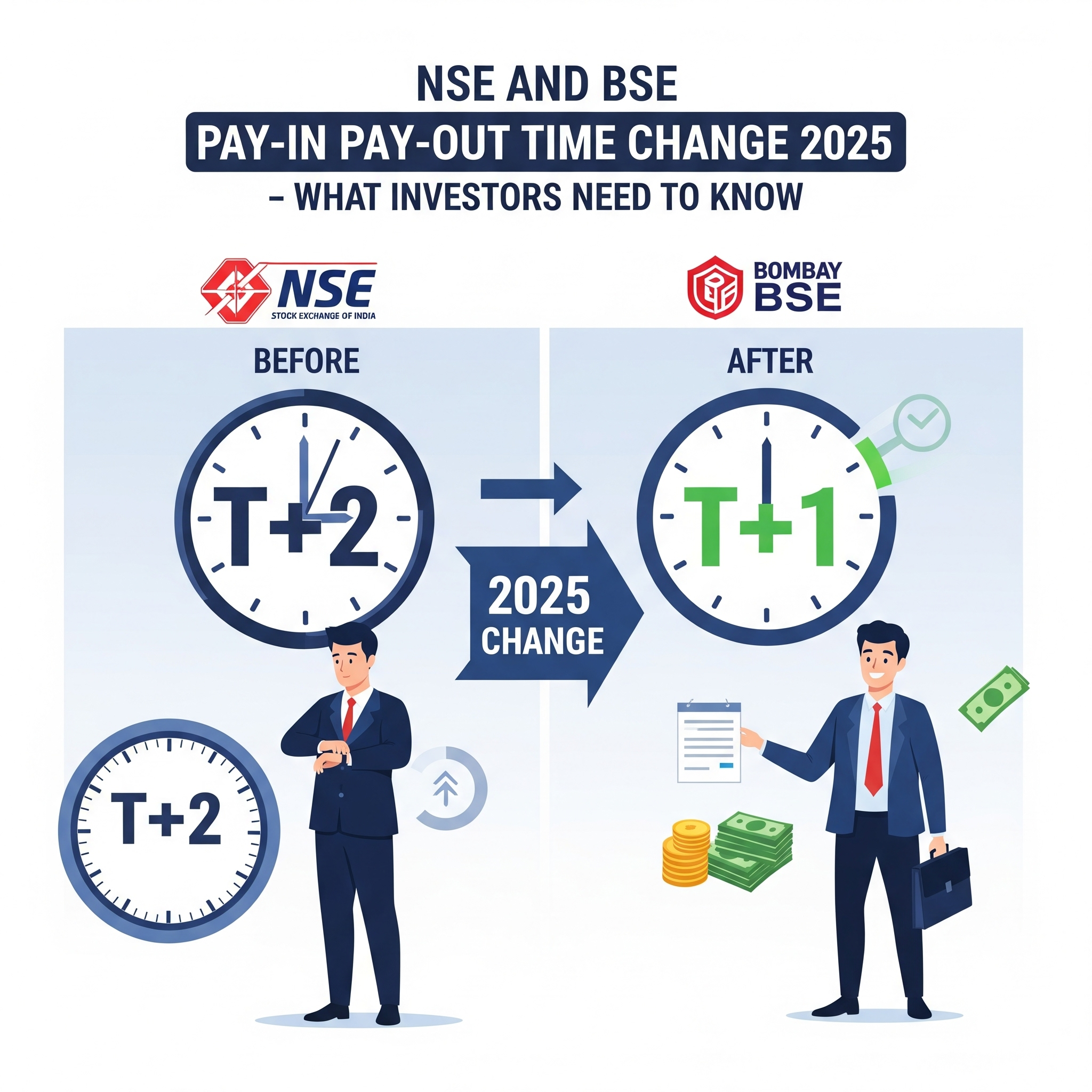 NSE and BSE Pay-in Pay-out Time Change 2025 – What Investors Need to Know