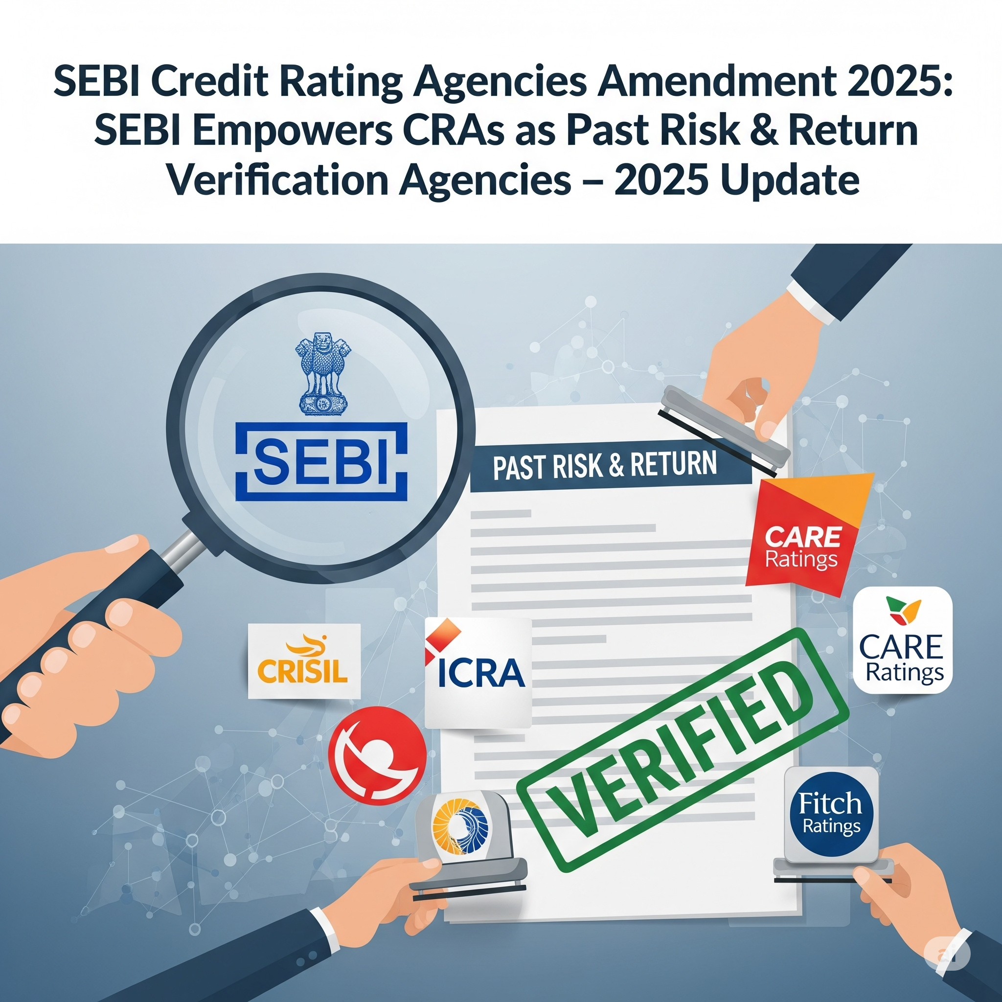 SEBI Credit Rating Agencies Amendment 2025 SEBI Empowers CRAs as Past Risk & Return Verification Agencies – 2025 Update
