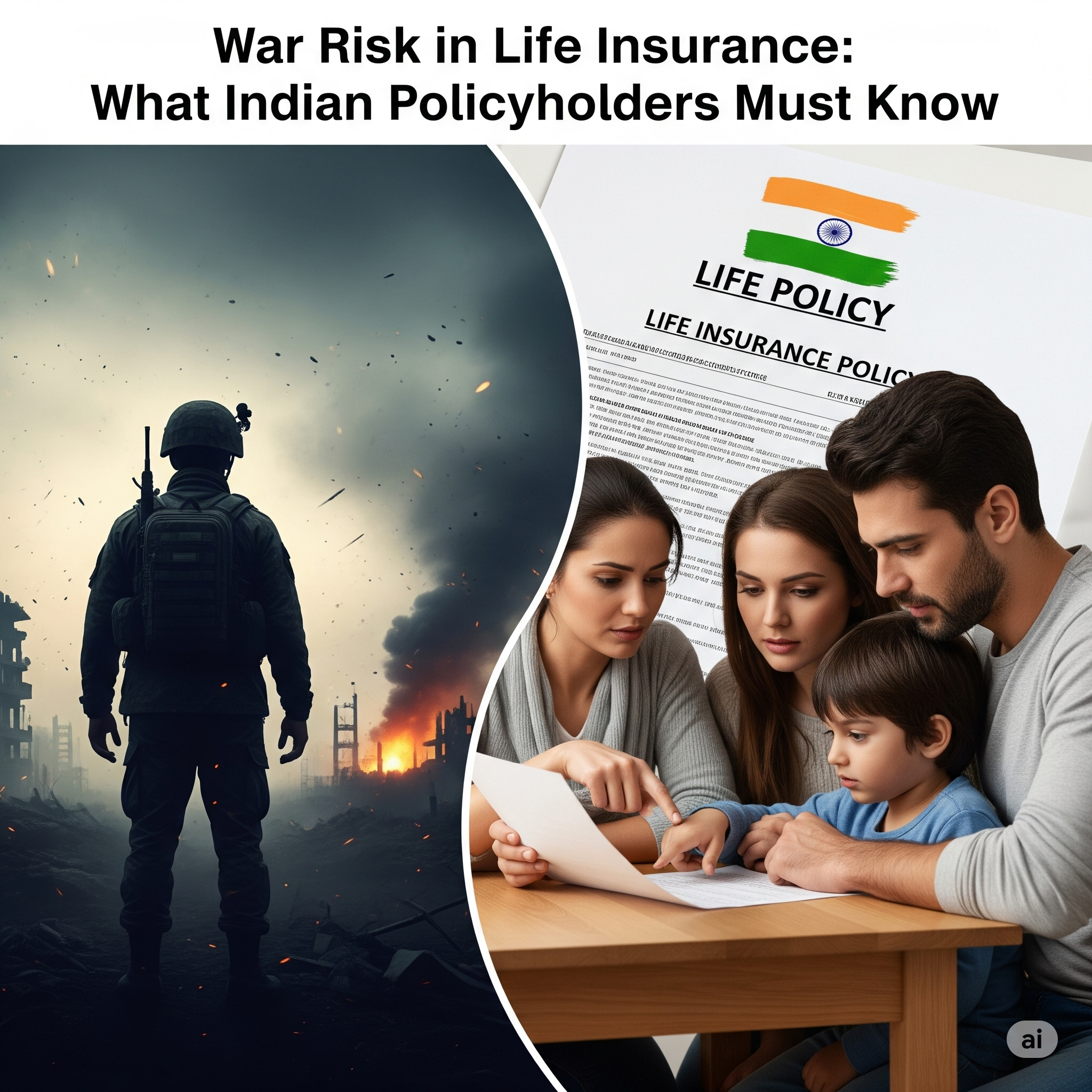 War Risk in Life Insurance: What Indian Policyholders Must Know