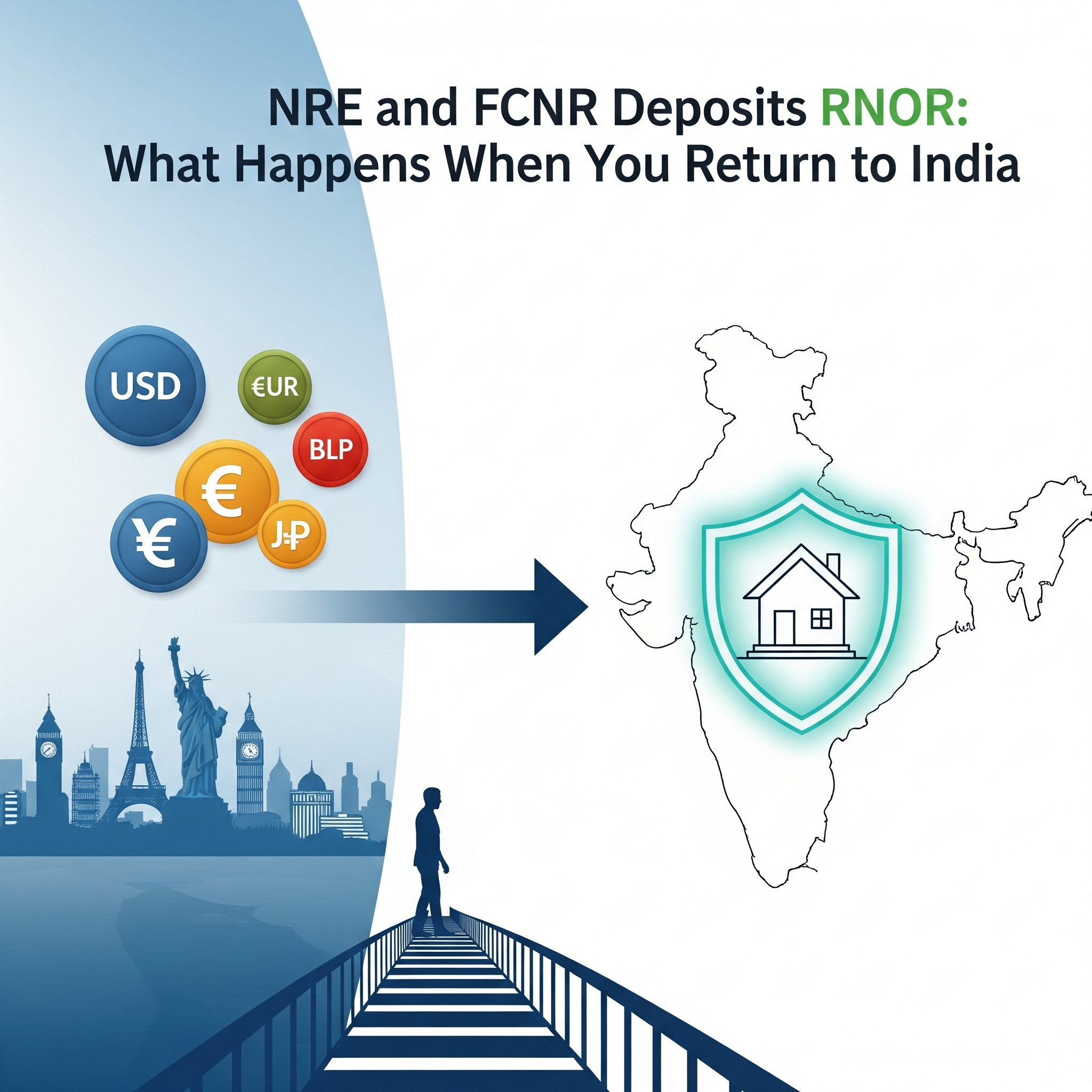 NRE and FCNR Deposits RNOR: What Happens When You Return to India