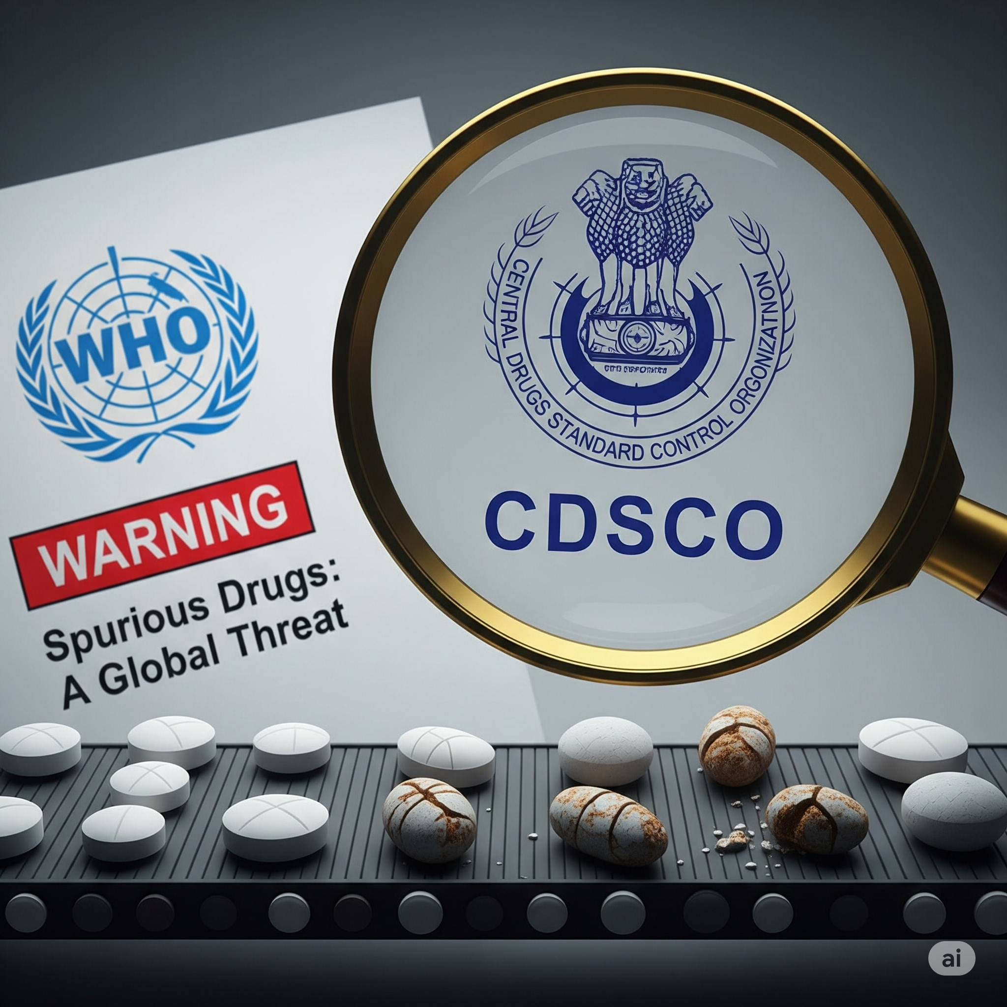 CDSCO Tightens Surveillance on Spurious Drugs in India After WHO Warning