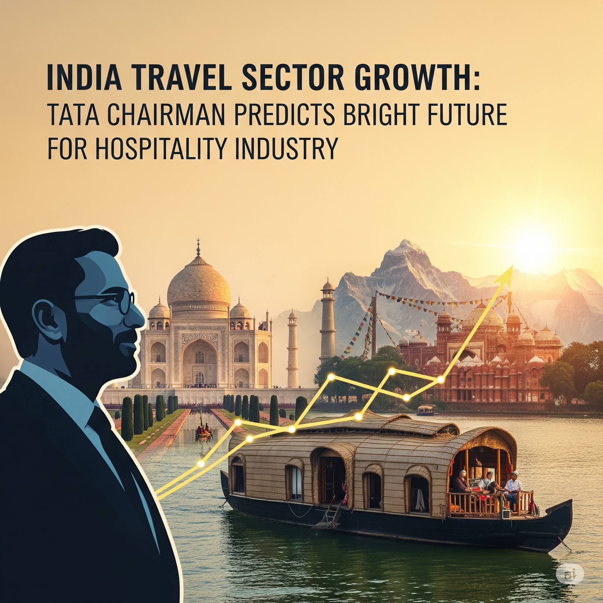 India Travel Sector Growth: Tata Chairman Predicts Bright Future for Hospitality Industry